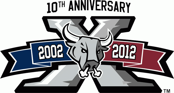 San Antonio Rampage 2011 12 Anniversary Logo iron on transfers for T-shirts
